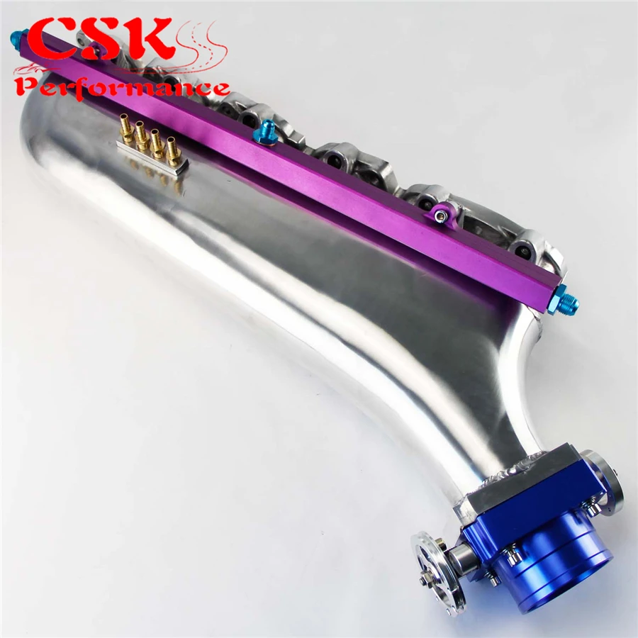 Апгрейд впускного коллектора + Топливная рейка 80 мм Универсальный Дроссельный