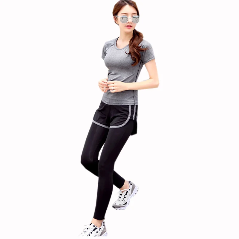 Женские комплекты для йоги из двух предметов спортивная одежда спортивный