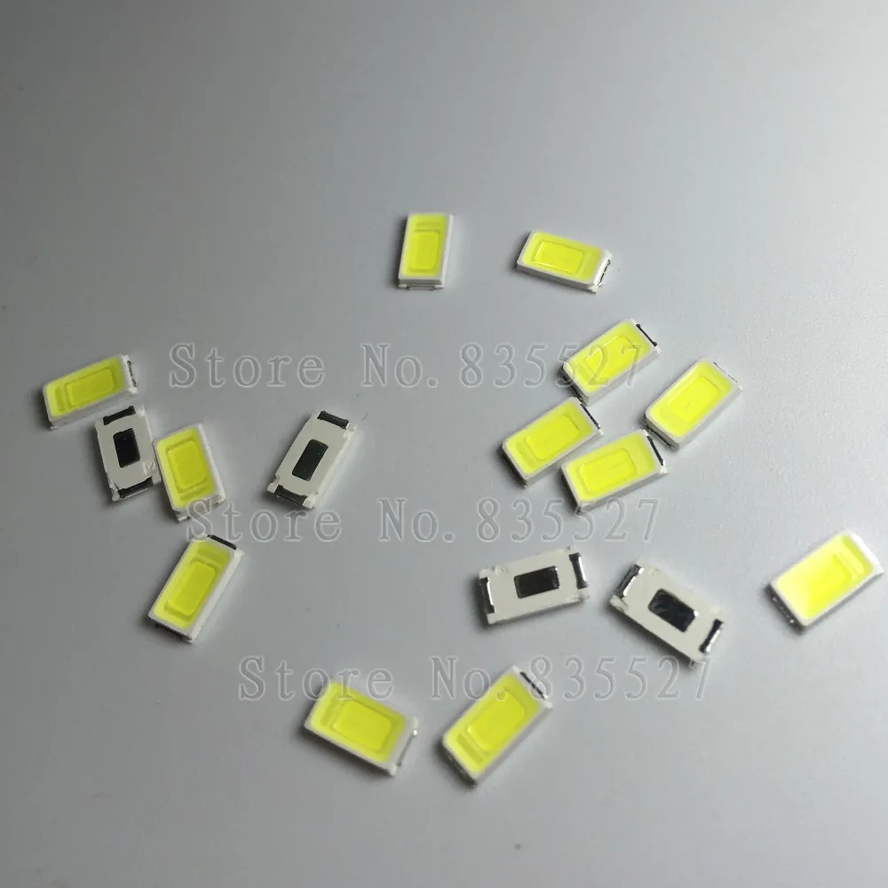 100 шт./лот 5632 5730 SMD натуральный чистый белый/теплый белый/холодный белый Светодиодный 0,5 Вт 35-40лм яркая лампа с бусинами светоизлучающий диод