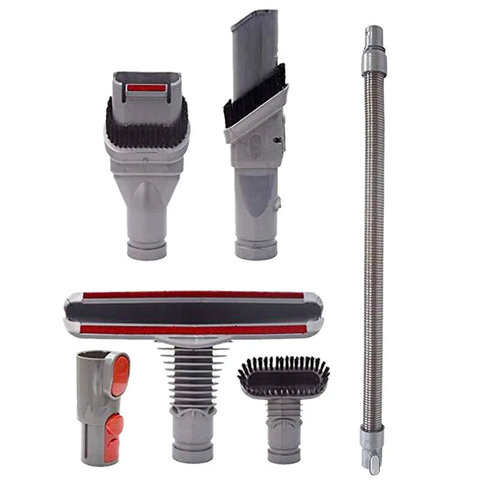 Удлинительный шланг, щетка для пыли, широкая форсунка, щетка для Dyson V8, абсолютная V8, животное, V7, пылесос, запчасти для уборочной машины, аксессуары