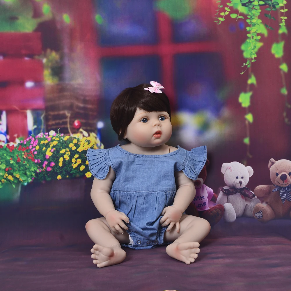 Силиконовые виниловые куклы Reborn для всего тела реалистичные живые 23 дюйма новые