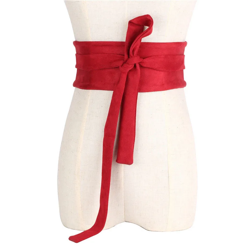 

2018 New Arrival Women wide belt Falbala style Double buckle belt adjust belt skinny belt for women girl Luxury Brand TOYOOSKY