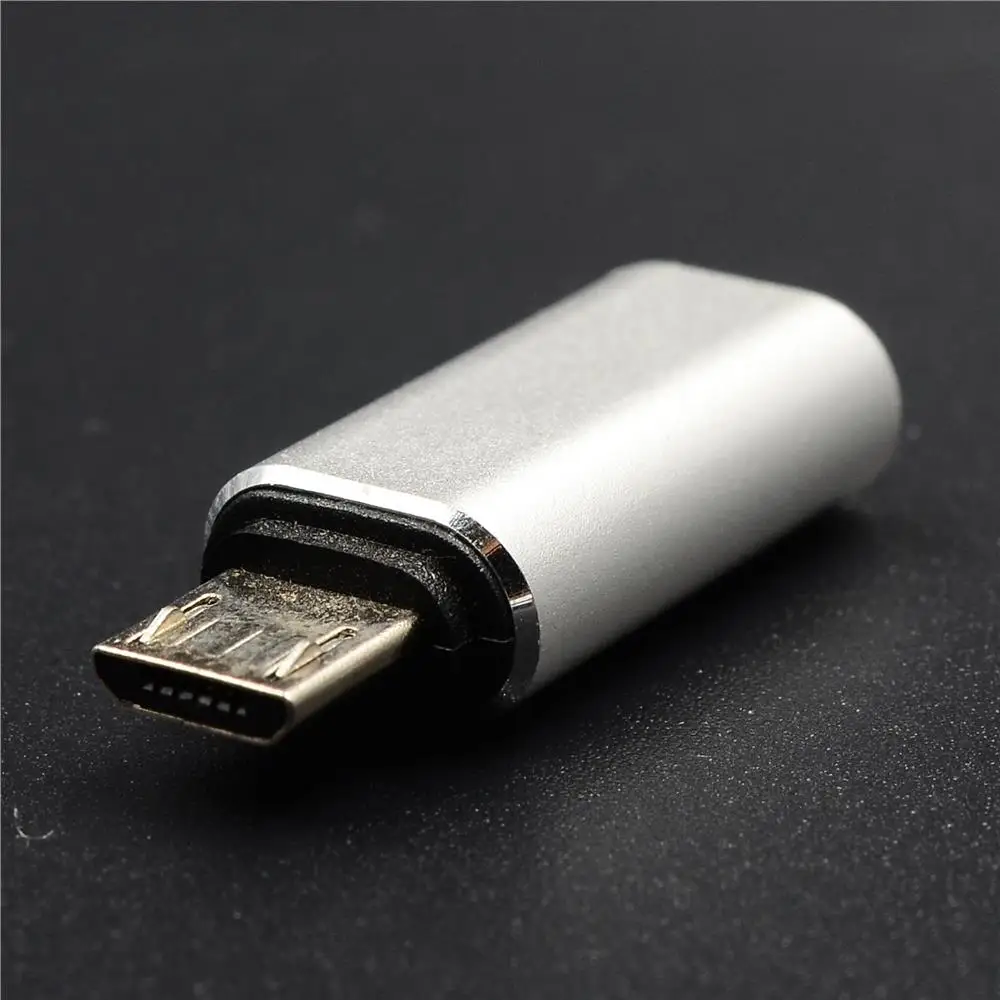Металлический переходник Type C с разъемом Micro USB для адаптера C|Переходники и