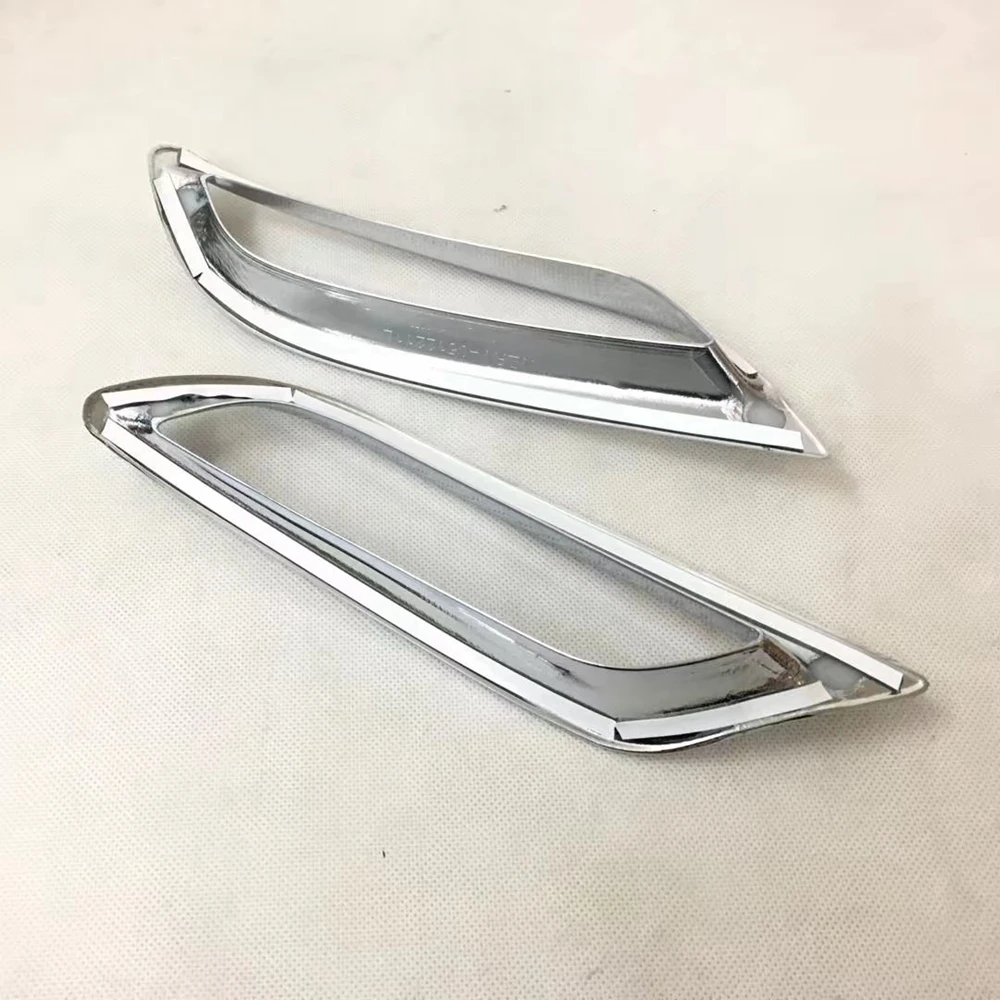 MONTFORD ABS Хромированная задняя противотуманная фара Крышка лампы отделка 2 шт.