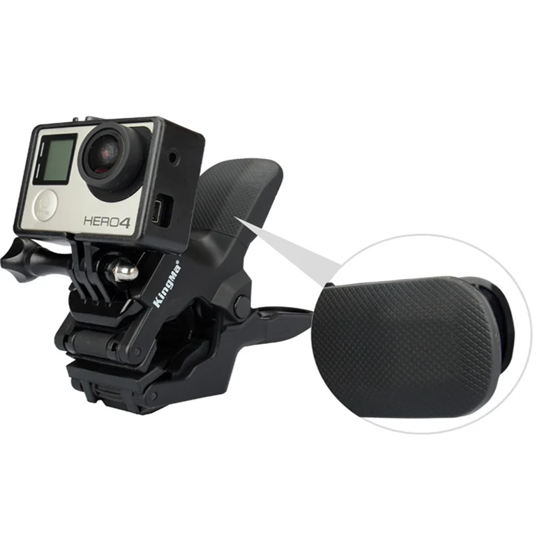 Гибкий зажим Jaws + Регулируемая гусиная шея для Gopro Hero 7 6 5 4 HD Xiaomi Yi AKASO SJCAM EKEN