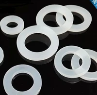 100pieceslot 10193mm silicone washer flat washers temperature silicone ring