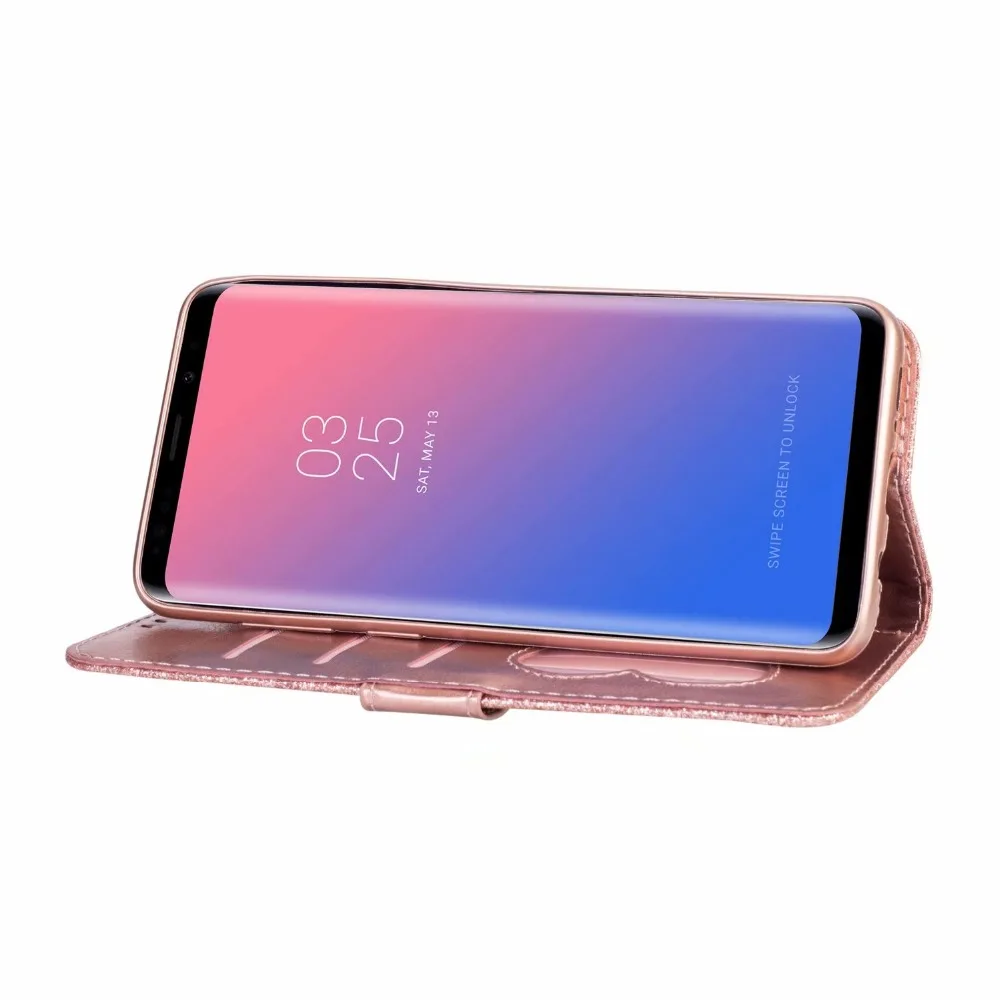 Кошелек из искусственной кожи чехол для samsung Galaxy S11 S10 E S9 S8 Plus S6 S7 Edge Note 10 Pro 8 9 Блестящий силиконовый чехол с откидной крышкой