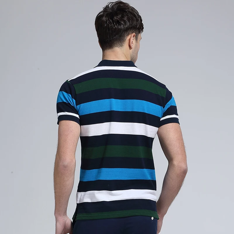 Рубашка поло мужская из хлопка с коротким рукавом|poloshirt men|brand poloshirtpolo shirt brand men |