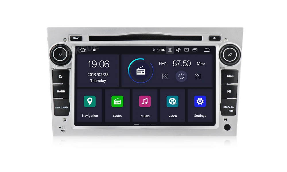 Ips экран 4+ 64G Android 9,0 2 DIN Автомобильный gps-навигатор радио для Opel Vauxhall Astra H G J Vectra Antara Zafira Corsa dvd-плеер
