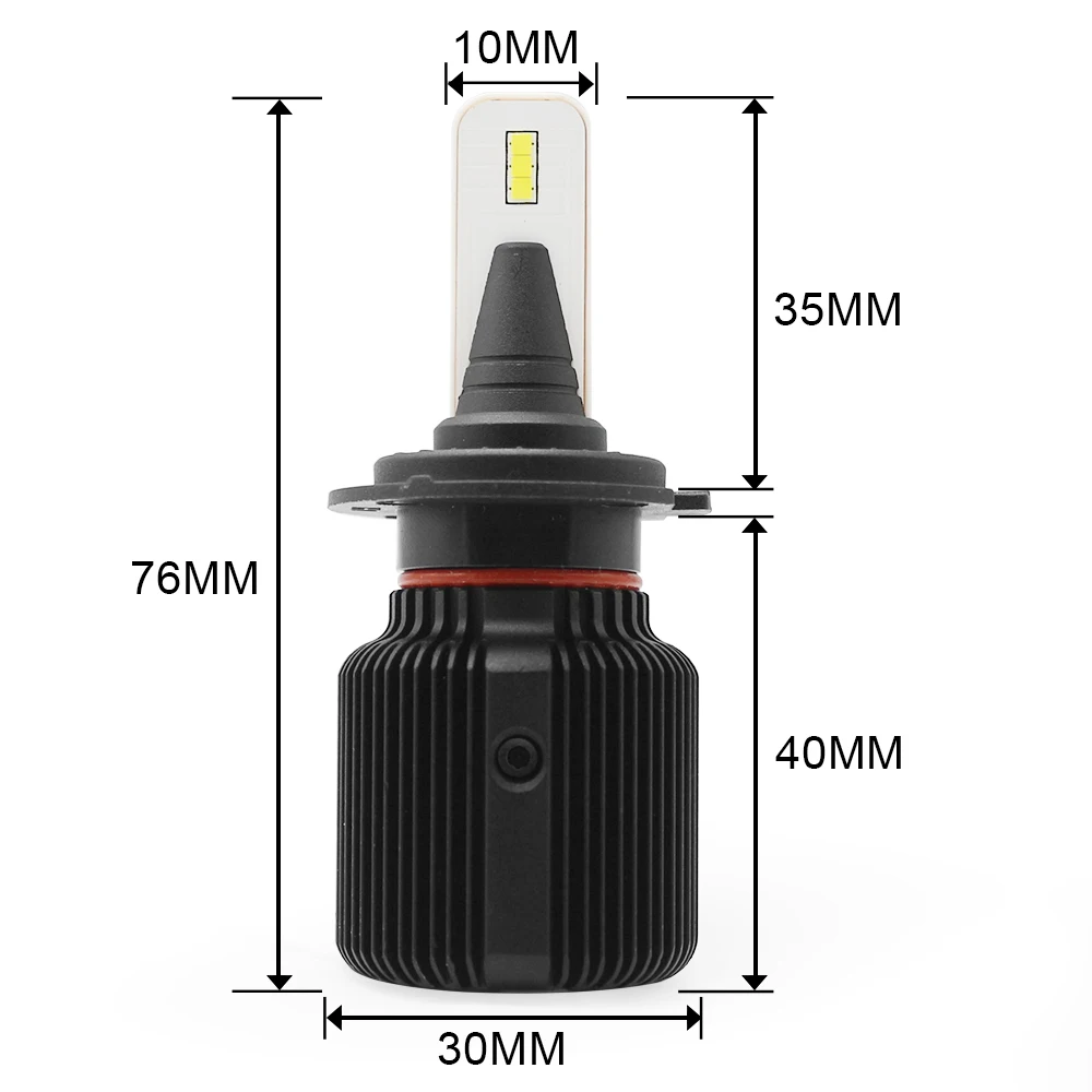 Автомобильная светодиодная фара H11 M2D 2019 лм 1 комплект|Передние LED-фары для авто| |