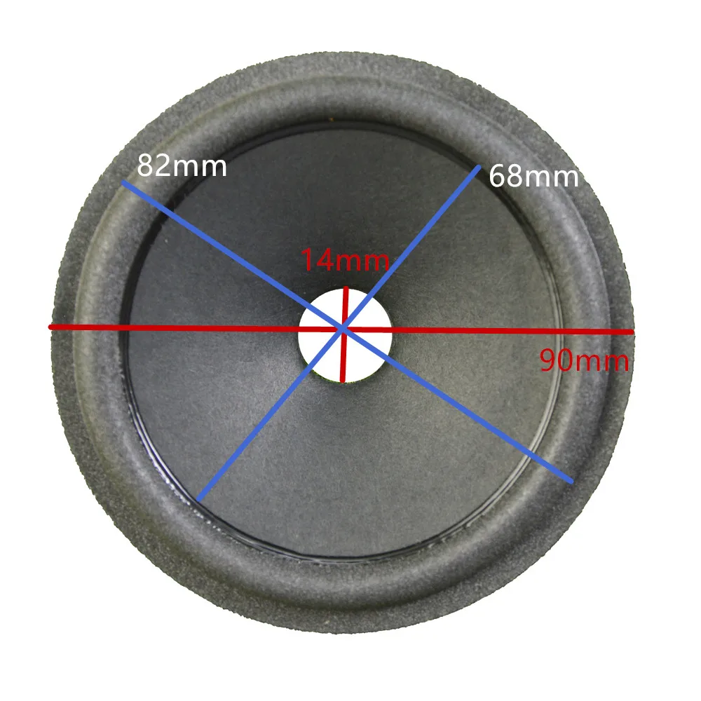 Низкочастотный громкоговоритель 3 5 дюйма бумажный конус (90 мм * 82 68 14 мм) высота 20