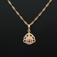 women eye pendant necklaces gold pendulum spiritual jewelry making pendulo mujer pendule femmes gioielli donna kolye n0207
