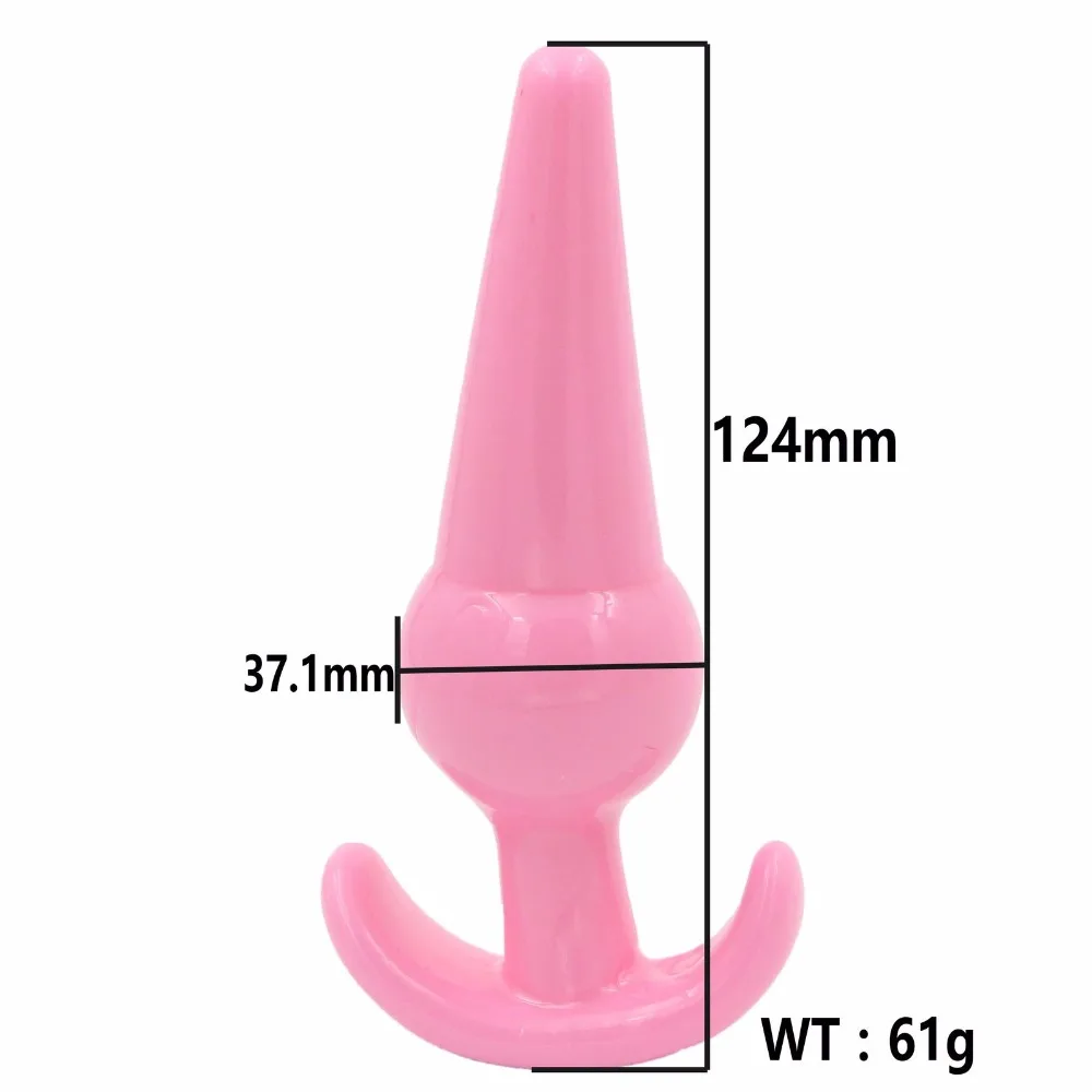 YEMA 5 PCS/Set Pink Silicone Portable Anal Plug Prostate Massagers &amp Powerful Vibrator G spot Stimulate Sex toys for Women Men | Красота и