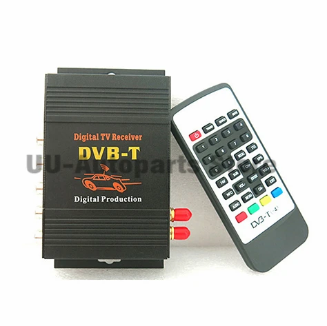 HD DVB-T MPEG4 ТВ приемник коробка тюнер двойная антенна автомобильная Мобильная цифровая ТВ коробка для европейских стран