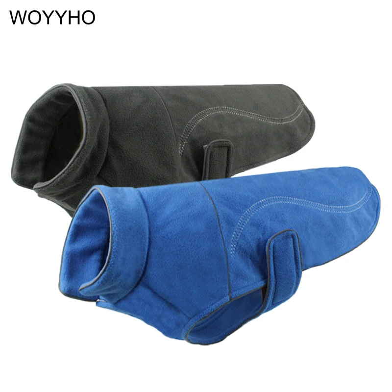 Зимняя одежда для собак серого/синего цвета маленьких средних и больших Теплая