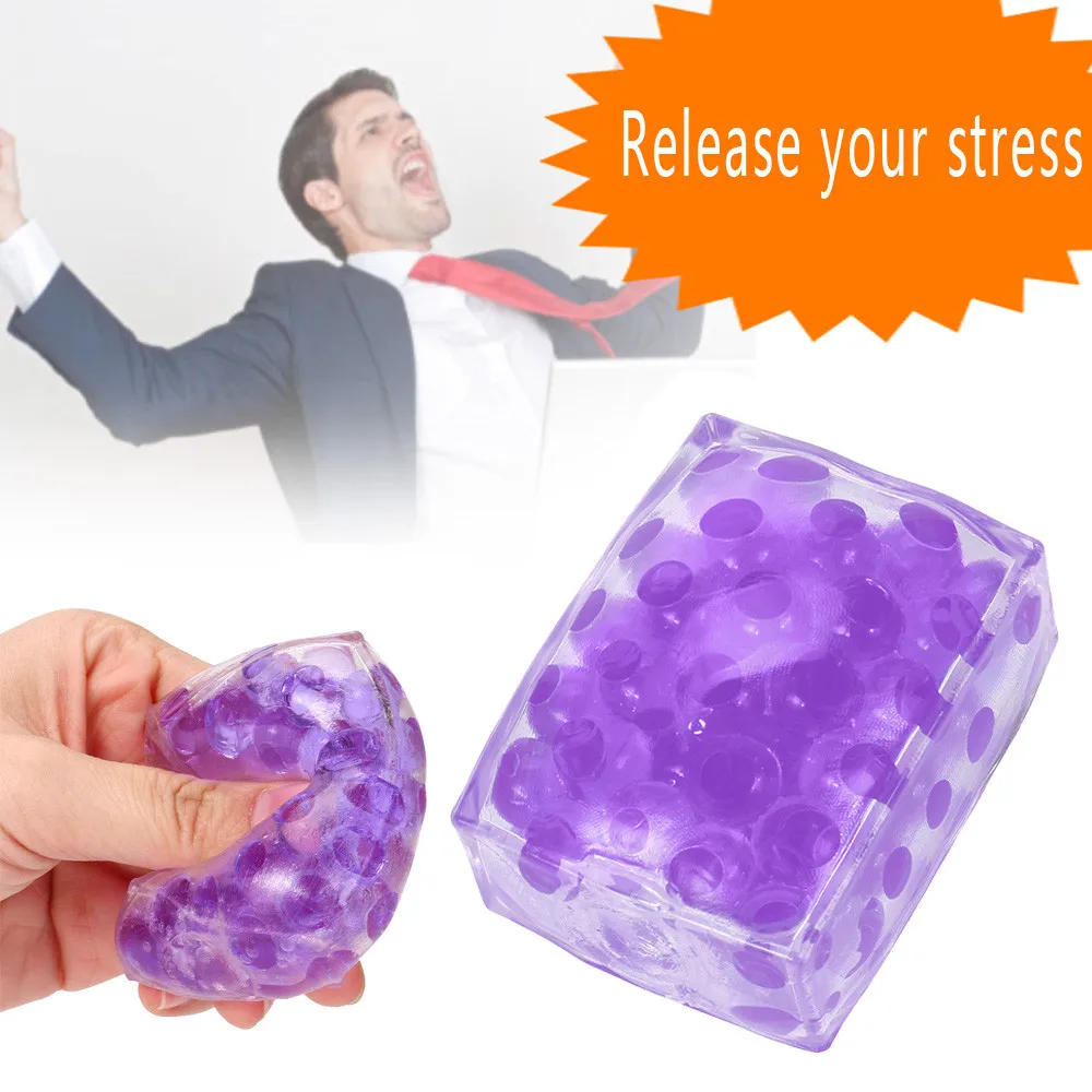 Squishies антистресс снятие стресса шарик мячик мягкие Забавные игрушки сжимаемая силиконовая форма для кубиков 25S8102 Прямая поставка