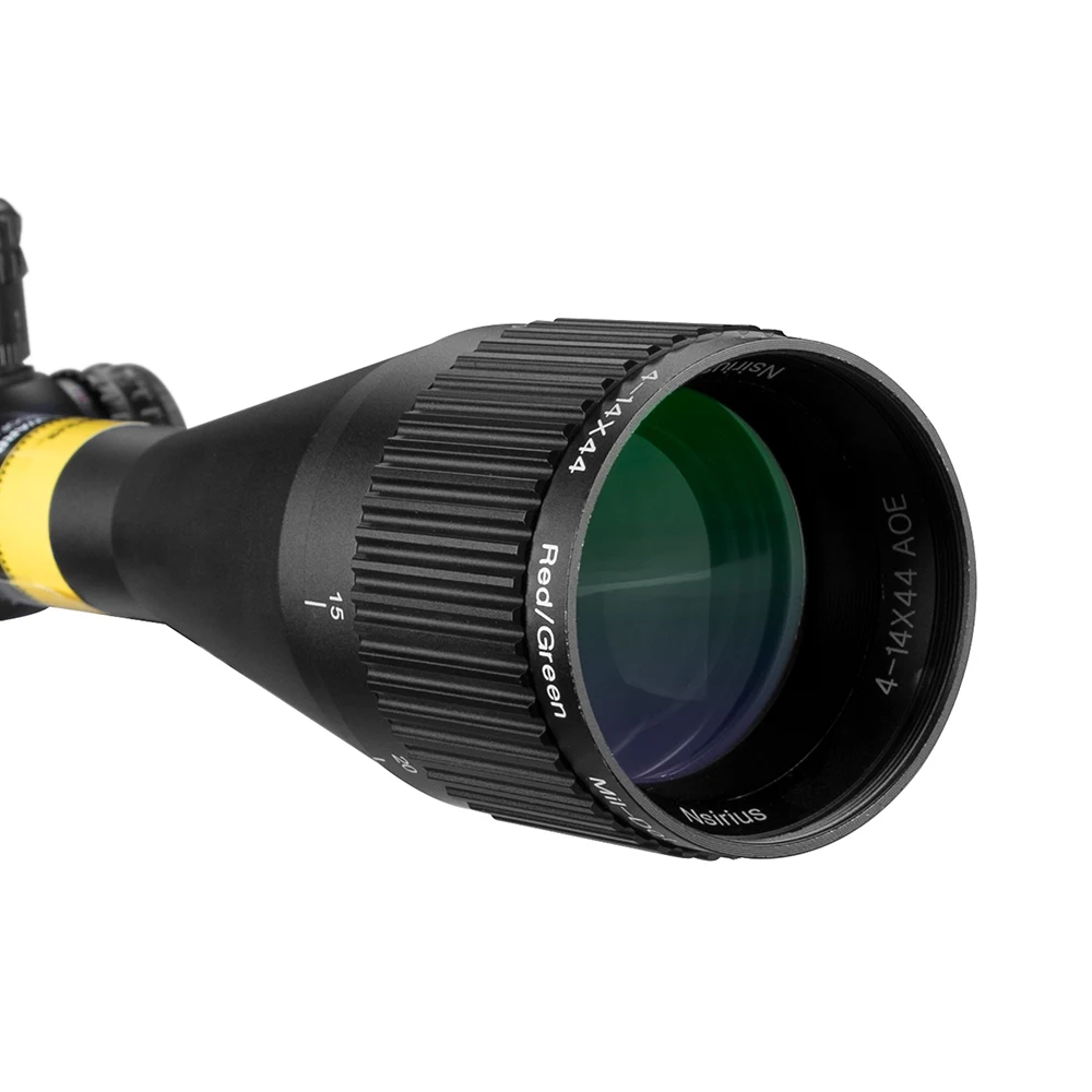 NSIRIUS 4 14X44AOE оптика красный зеленый с подсветкой прицел для винтовки Mil Dot