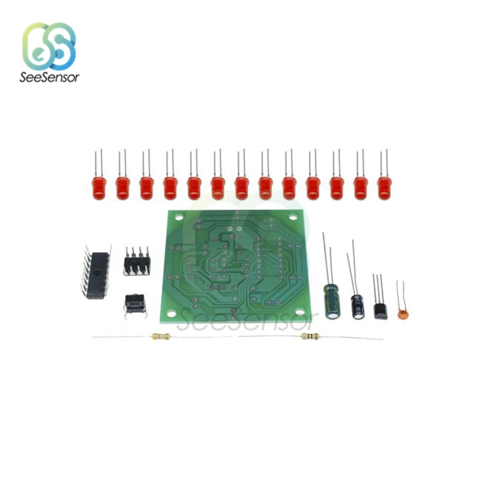 Поворотный Набор Lucky для творчества CD4017 NE555 самостоятельная сборка наборы