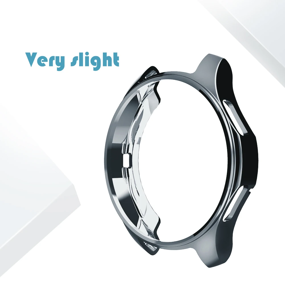 Чехол для samsung gear S4 Frontier из ТПУ с покрытием, мягкий устойчивый к царапинам Чехол-Рамка Тонкий блестящий чехол из ТПУ для samsung gear S4