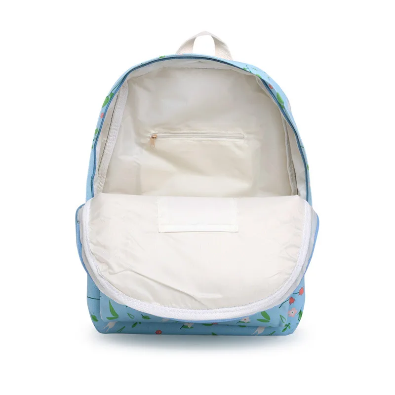 Для женщин Bagpack с принтом в полоску рюкзак холст школьные ранцы для подростков