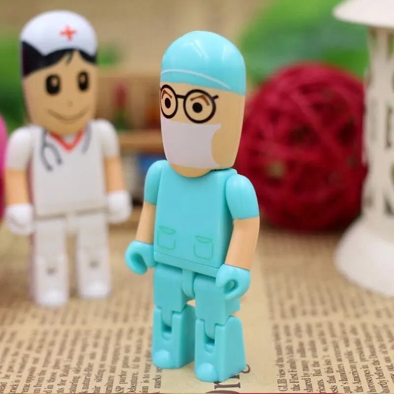 Usb флеш накопитель 64 ГБ 32 16 4 8 Doctor pendrive белая модель медсестры память usb флешка u