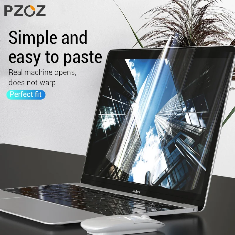 PZOZ защитная плёнка для экрана ноутбука для Apple Macbook Mac Book Pro 13 Модель A1706 A1708 экранная пленка прозрачная PE мягкая защитная пленка