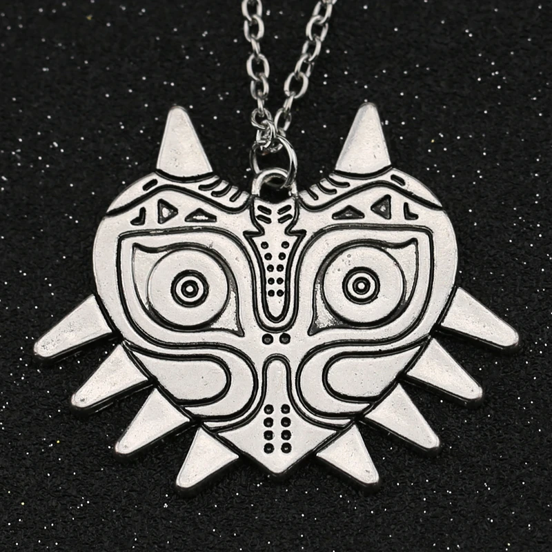 Легенда о Зельде ожерелье маска майора дикой совы кулон в стиле стимпанк панк