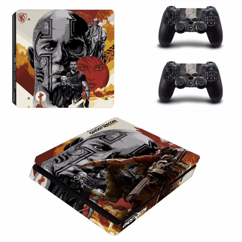Ghost Recon Wildlands PS4 тонкий переводная картинка наклейка для Sony PlayStation 4 консоли и