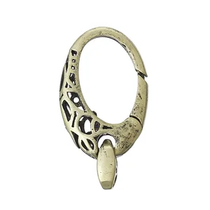 8 сезонов, 5 шт., медные застежки-лобстеры, античный бронзовый брелок, крючки, фурнитура, овальная полая застежка, сделай сам, ювелирный аксессуар