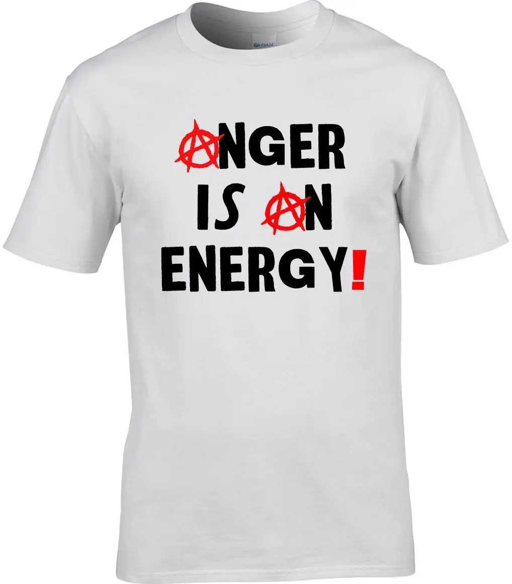 Фото Political Мужская футболка анархия гнев является энергией общественного образа Ltd