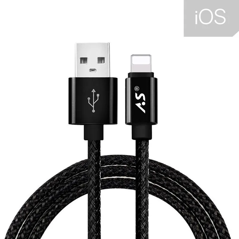 Only for iOS Black А. С. 3 в 1 USB кабель для iPhone XS X 8 7 6 5 кабель Micro usb type C кабель для samsung S9 S8 кабель для быстрой зарядки 2.4A шнур зарядного устройства - Цвет: Only for iOS Black