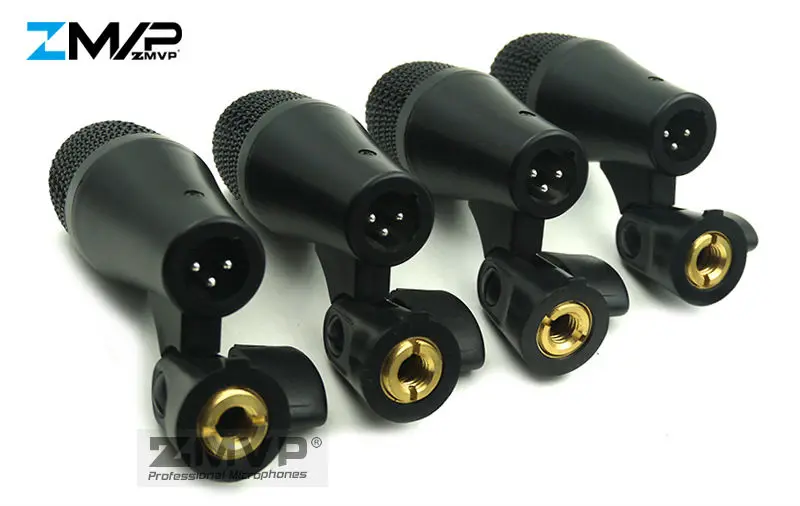 ZMVP PGADMK7 Professional 7 шт. барабаны комплект инструмент микрофон для Бас Amp Kick Toms Snare ударные с чехлом