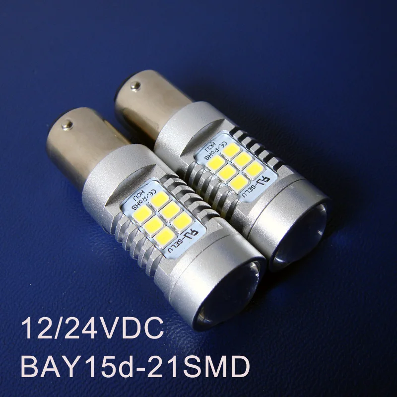 

High quality 10W 12/24VDC Truck Freight Car BAY15d Brake Light 1157 PY21/5W P21/5W BAZ15d Led Bulb Lamp free shipping 5pcs/lot