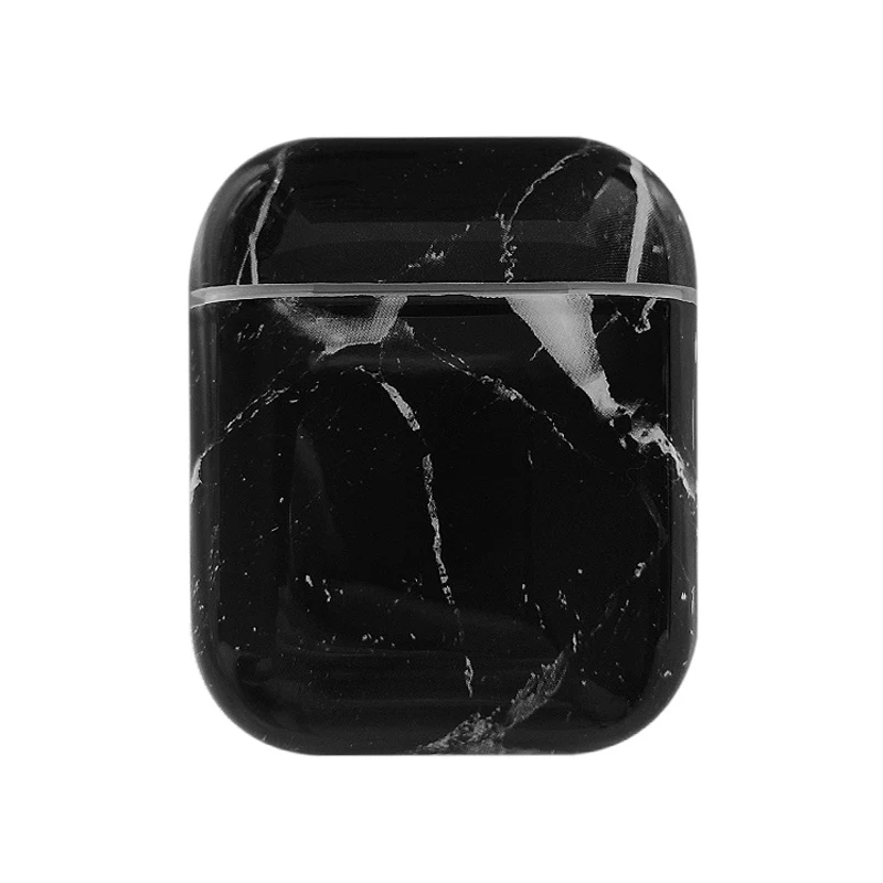 Роскошные Агатовые мраморные Жесткий Чехол для Apple Airpods чехол защитный чехол Bluetooth беспроводной чехол для наушников чехол для зарядки сумки