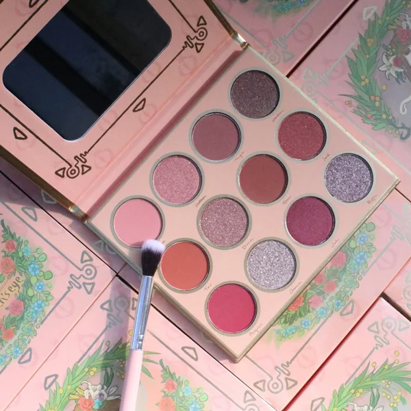 Freja Palette 12 цветов, шведская фея, палитра теней для век Oden's eye Freja diva, палитра теней для век, макияж, матовое мерцание, блеск для пигментированных девушек - Цвет: Freja Palette