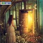 Алмазная живопись фантазия красивая девушка сияющая дверь Бабочка новые алмазные картины 5D Вышивка полная