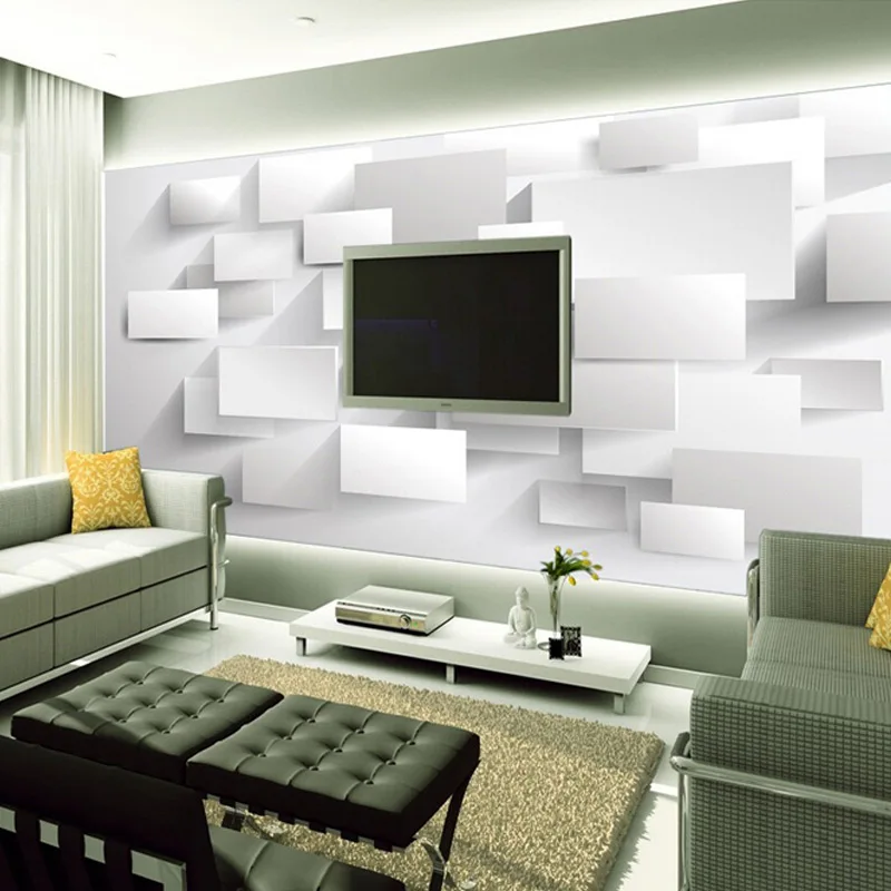 Пользовательские настенная современной 3D стереоскопического большой росписи