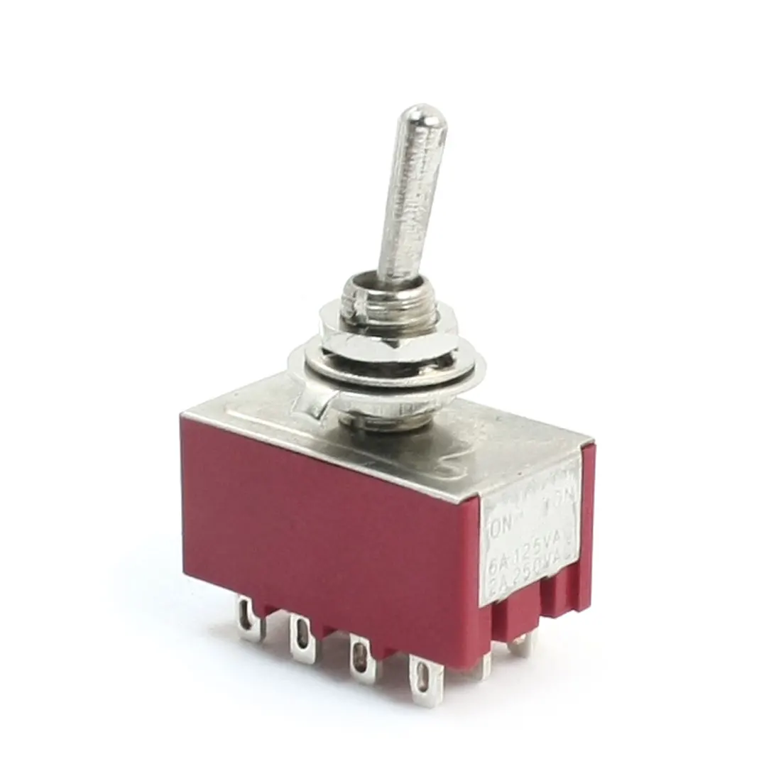 

Ac 250V 2A 125V 6A 4P2t 2 Positions 12 Terminals Rocker Toggle Switch