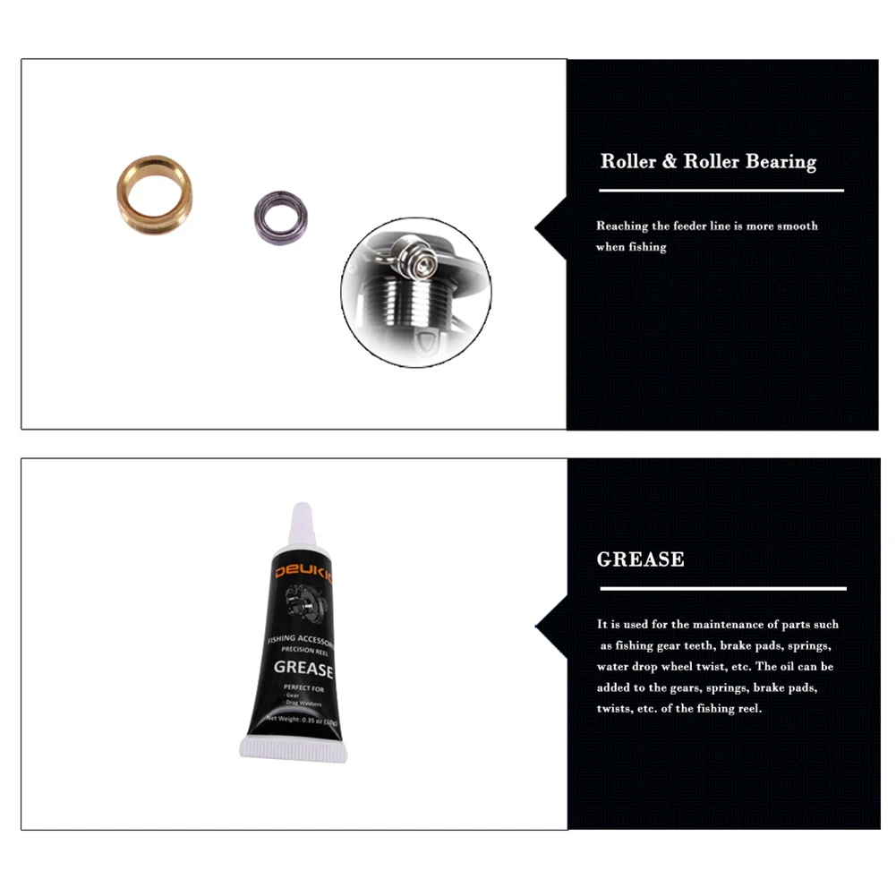 High Quality 2PCS/Pack Fishing Reel Maintenance Kit Fishing Reel Lubricant Bearing Lubricant Tool Kit New