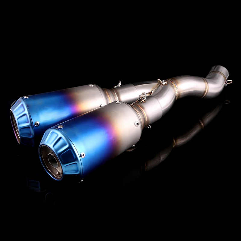 

Скремблер мотоцикл Выхлопная полная система средняя труба глушитель для DUCATI скремблер слипоны