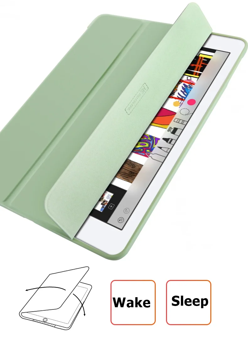 Чехол для iPad Pro 10 5 2017/iPad Air 2019 умный кожаный оригинальный трехскладной чехол