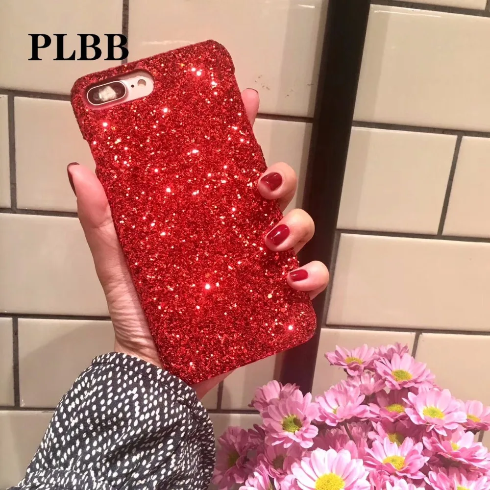 Брендовый роскошный блестящий чехол PLBB для iPhone 8 Plus 7 | Мобильные телефоны и