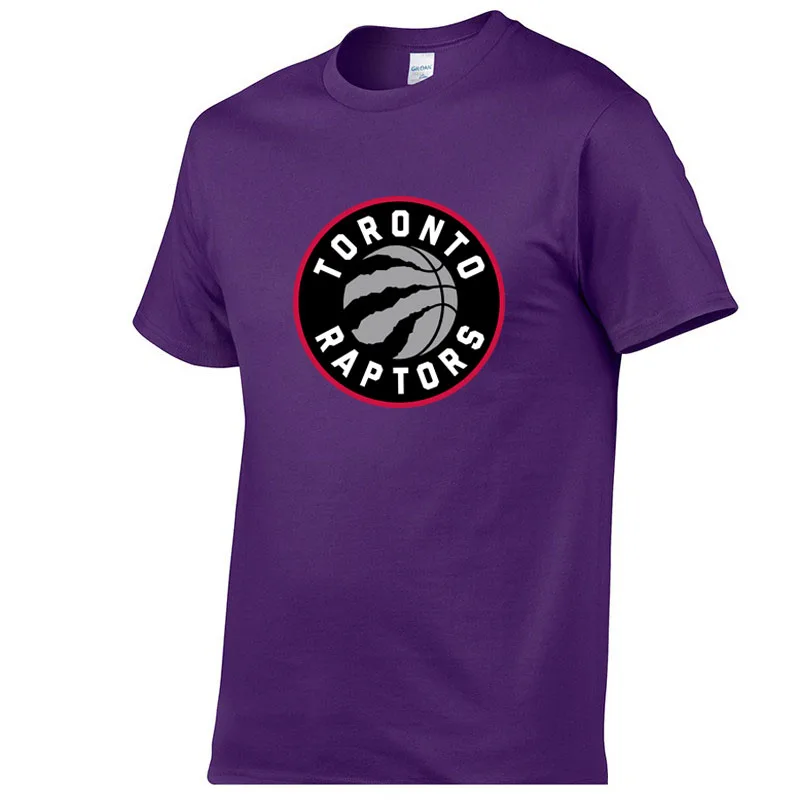Purple Raptors Jersey Футболка Мужская/Женская летняя Модная брендовая Повседневная футболка Toronto Leonard Топ Футболка мужская Harajuku забавная футболка - Цвет: Purple
