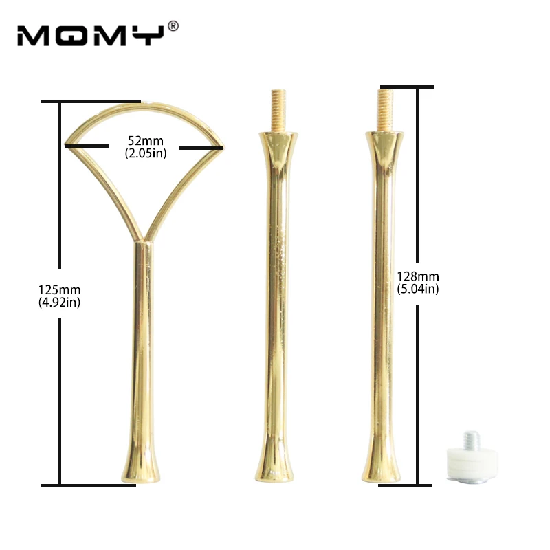 

100sets/ Bag Mix Differnet Patterns Rose Gold Silver And Gold 3 Tier Cake Stand Fitting Cake Stand Handles