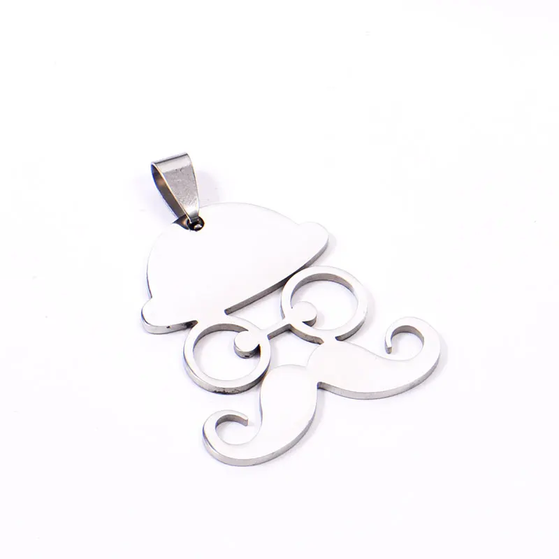 Модное серебряное ожерелье Devilfish из нержавеющей стали с подвеской для женщин и