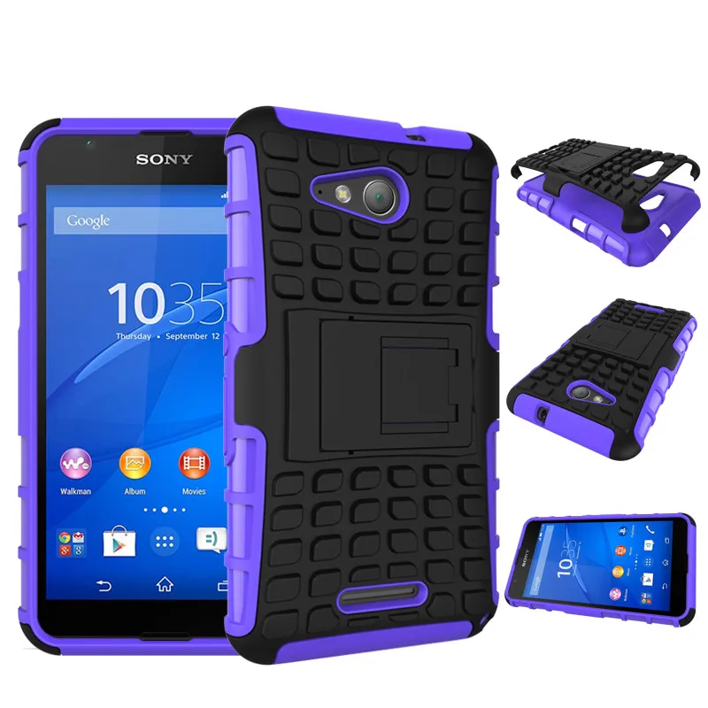 Модный ударопрочный Прочный гибридный защитный чехол для Sony E4 E4G M4 aqua M5|case cover|cover