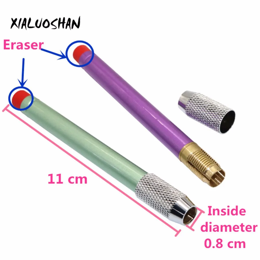 2 шт. металлические ластик удлинители карандашей красочные многофункциональный