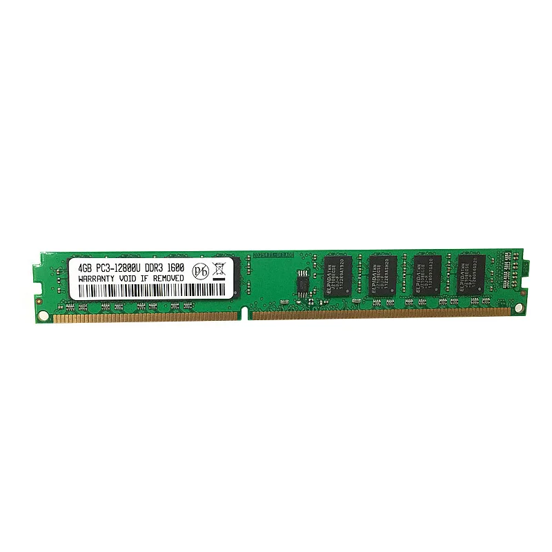 Высокое качество 1 шт настольные чипы памяти 4g 1600 ddr3 PC3 12800U Универсальная