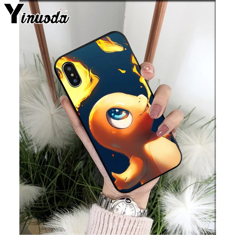 A11 Yinuoda Pokemons Ball thepikachu TPU мягкие Аксессуары для телефонов Чехол для Apple iPhone 8 7 6S Plus X XS MAX 5 5S SE XR чехол - Цвет: A11