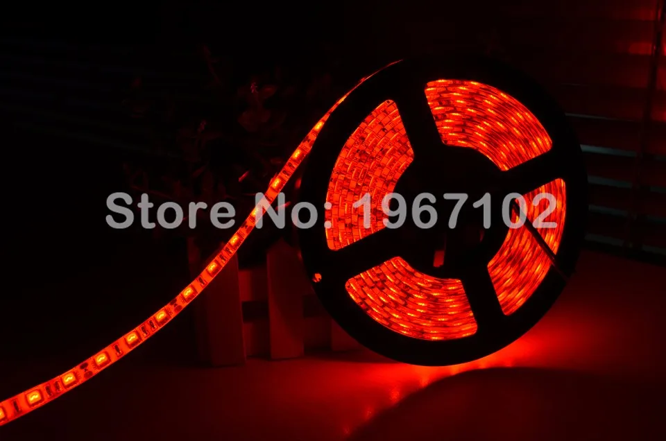 10 шт. SMD5050 RGB Светодиодные ленты свет DC12V 5 м 300 светодиодов Гибкие светодиодные полосы ИК-пульт дистанционного управления и DC 12 В Питание адаптер